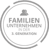 Familienunternehmen in der 3. Generation - Siegel